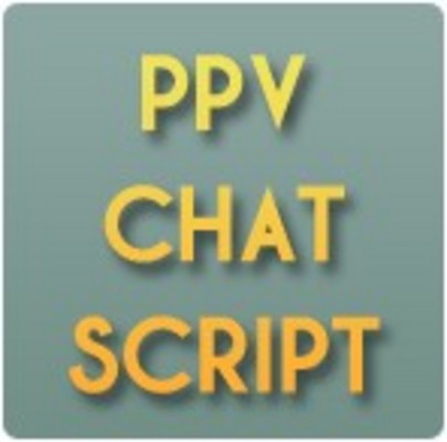 Product picture PPV Chat Script (Pay Per View Chat Script)