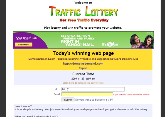 Product picture Traffic Lottery Script (with MRR)